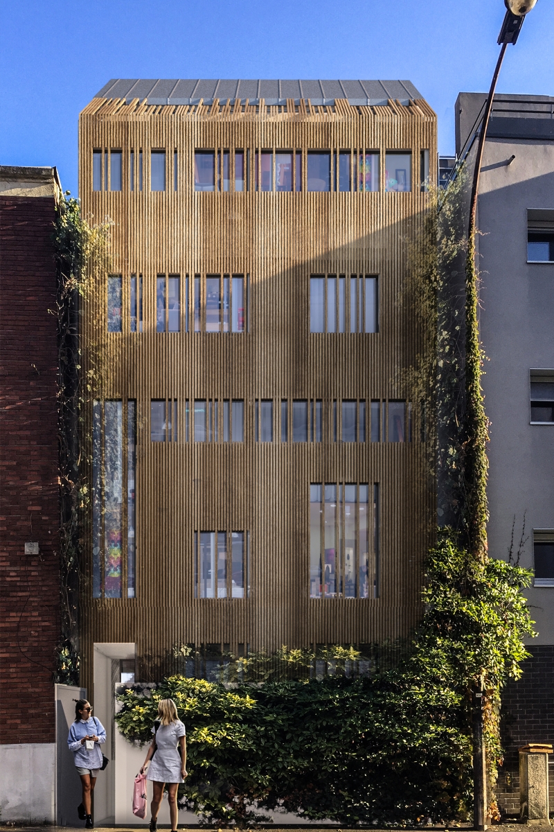 TRANSFORMATION D'UNE MAISON EN IMMEUBLE DE LOGEMENTS À MONTREUIL